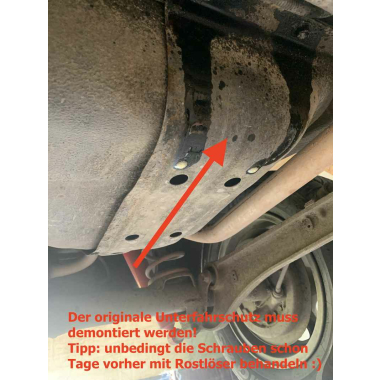 Unterfahrschutz TREKFINDER für SUZUKI Jimny I Typ FJ TANK / HINTEN aus 8 mm Aluminium