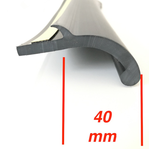 Kotflügelverbreiterung TREKFINDER universal: 1 Stück / 40 mm breit / 600 cm lang / inkl. TÜV®