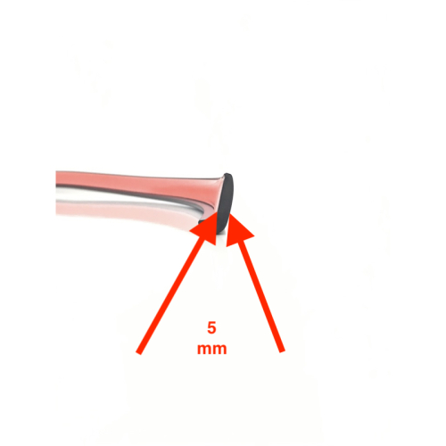 Kotflügelverbreiterung TREKFINDER universal: 1 Stück / 5 mm breit / 300 cm lang / inkl. TÜV®