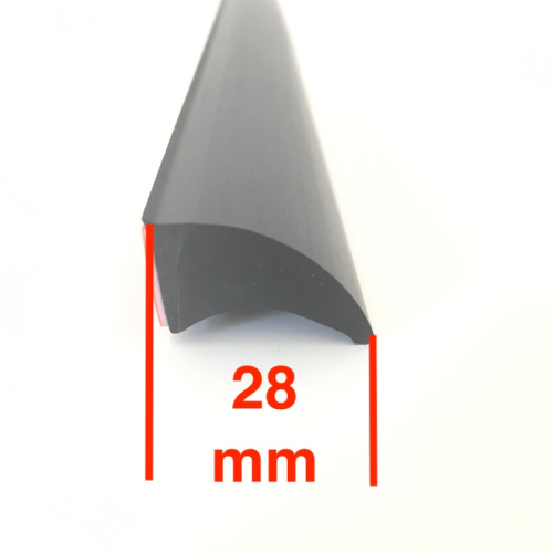 Kotflügelverbreiterung TREKFINDER universal: 4 Stück / 28 mm breit / a 150 cm lang / inkl. TÜV®
