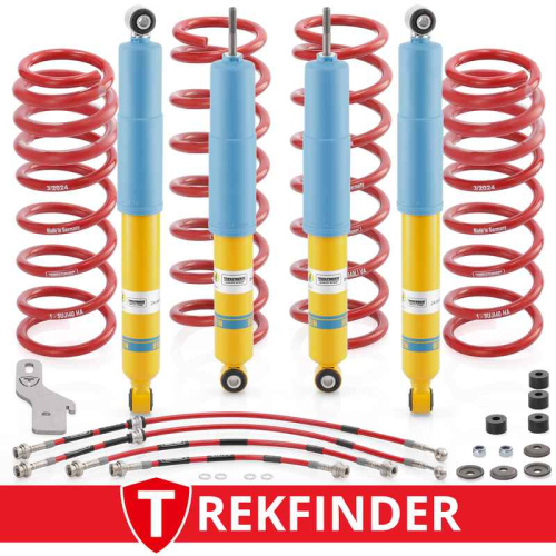 Höherlegungsfahrwerk TREKFINDER für SUZUKI Jimny II / +40 mm / nicht härteverstellbar