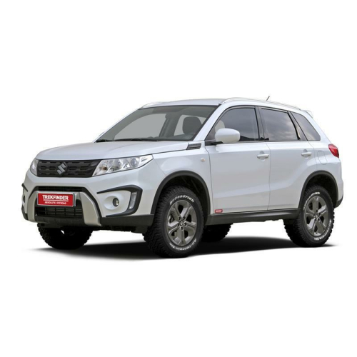 Höherlegungsfahrwerk TREKFINDER für SUZUKI Vitara II Typ LY 4WD Diesel ca. 35 Millimeter / 4 Dämpfer + 4 Federn