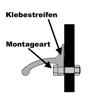 Kotflügelverbreiterung universal TREKFINDER | 35 mm breit | 300 cm lang (Meterware auf Rolle) | inkl. TÜV® | zum schrauben