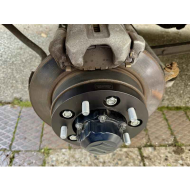 Spurverbreiterungssatz TREKFINDER für SUZUKI Jimny II +44 mm, zwei Achsen, Alu, schwarz