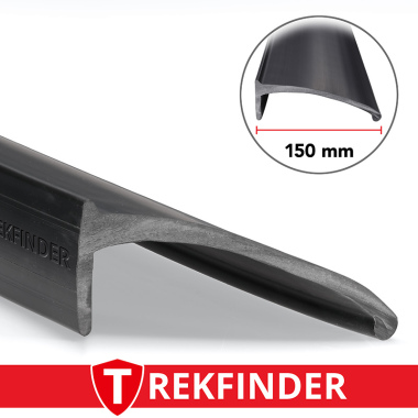 Kotflügelverbreiterung universal TREKFINDER | 150 mm breit | 15cm lang +++ MUSTER +++ ✔ Gummilippe zum Testen, z.B. an VW, BWM, FORD, FIAT, SUZUKI, JEEP®, LAND ROVER, AUDI, MERCEDES, RENAULT, uvm
