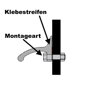 Kotflügelverbreiterung +++ MUSTER +++ TREKFINDER universal: 1 Stück / 35 mm breit / 15 cm lang