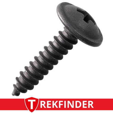 Schraubensatz Premium ca. 60 Stück Schrauben 4,2 x 19 mm für TREKFINDER Kotflügelverbreiterungen, schwarz, verzinkt