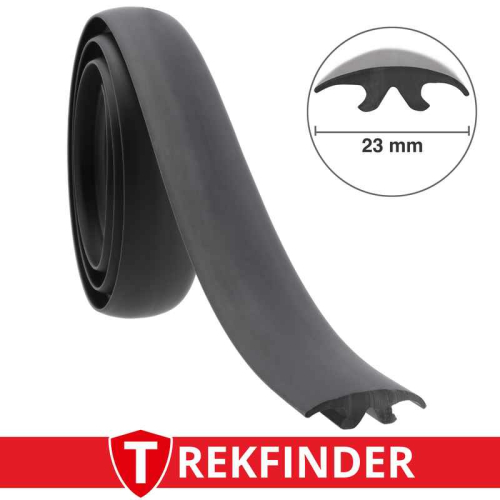 Abdeckprofil für Airlineschiene TREKFINDER / 23 mm breit / glatte Oberfläche / 100 cm lang / Längenänderung (bis 25m) in 1m Schritten möglich über die Erhöhung der Anzahl der Artikelpositionen im Warenkorb