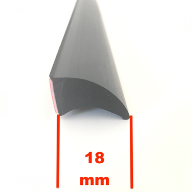 Kotflügelverbreiterung universal TREKFINDER | 18 mm breit | 1 Stück 150 cm lang | inkl. TÜV® | Modellreihe: Landsberg | zum kleben