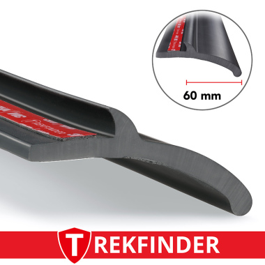Kotflügelverbreiterung universal TREKFINDER | 60 mm breit | 1 Stück 150 cm lang | inkl. TÜV® | Modellreihe: Augsburg | zum schrauben