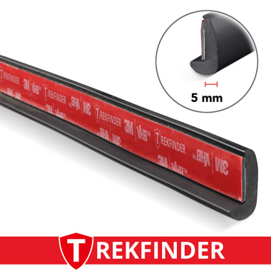 Kotflügelverbreiterung universal TREKFINDER | 5 mm breit | 15cm lang +++ MUSTER +++ ✔ Gummilippe zum Testen, z.B. an VW, BWM, FORD, FIAT, SUZUKI, JEEP®, LAND ROVER, AUDI, MERCEDES, RENAULT, uvm