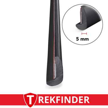 Kotflügelverbreiterung universal TREKFINDER | 5 mm breit | 15cm lang +++ MUSTER +++ ✔ Gummilippe zum Testen, z.B. an VW, BWM, FORD, FIAT, SUZUKI, JEEP®, LAND ROVER, AUDI, MERCEDES, RENAULT, uvm