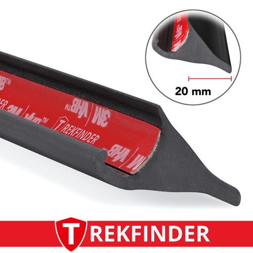 Kotflügelverbreiterung TREKFINDER für LR DEFENDER | 20 mm breit | 2 Stück a 150 cm lang | inkl. TÜV® | Modellreihe: Heidelberg | zum kleben