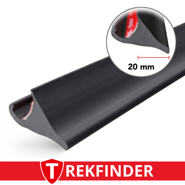 Kotflügelverbreiterung TREKFINDER für LR DEFENDER | 20 mm breit | inkl. TÜV | Modellreihe: Heidelberg | zum kleben Muster (1 Stück 15 cm)
