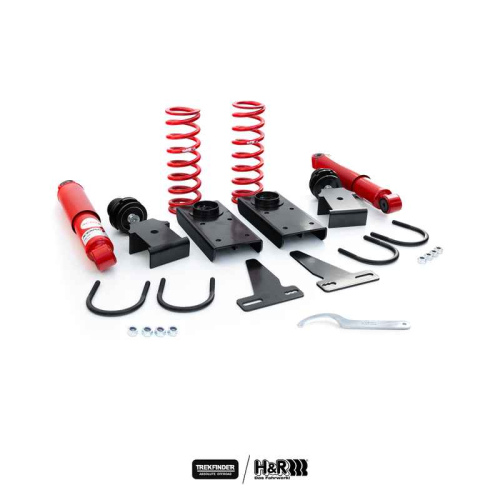 TREKFINDER Federsystem für VW Crafter 2E / 2WD / Hinterachse / mittlere Zuladung inkl. KONI Stoßdämpfer